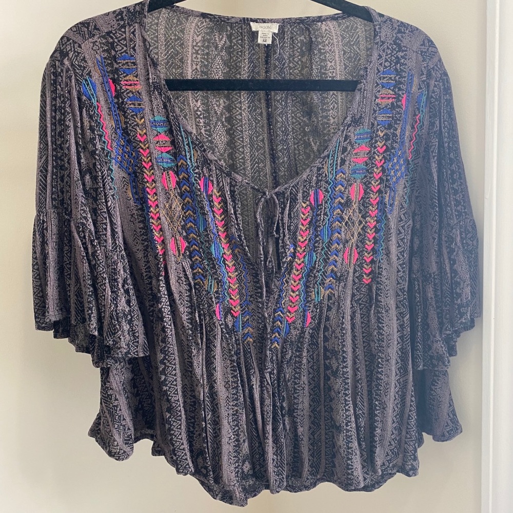 Purple blouse